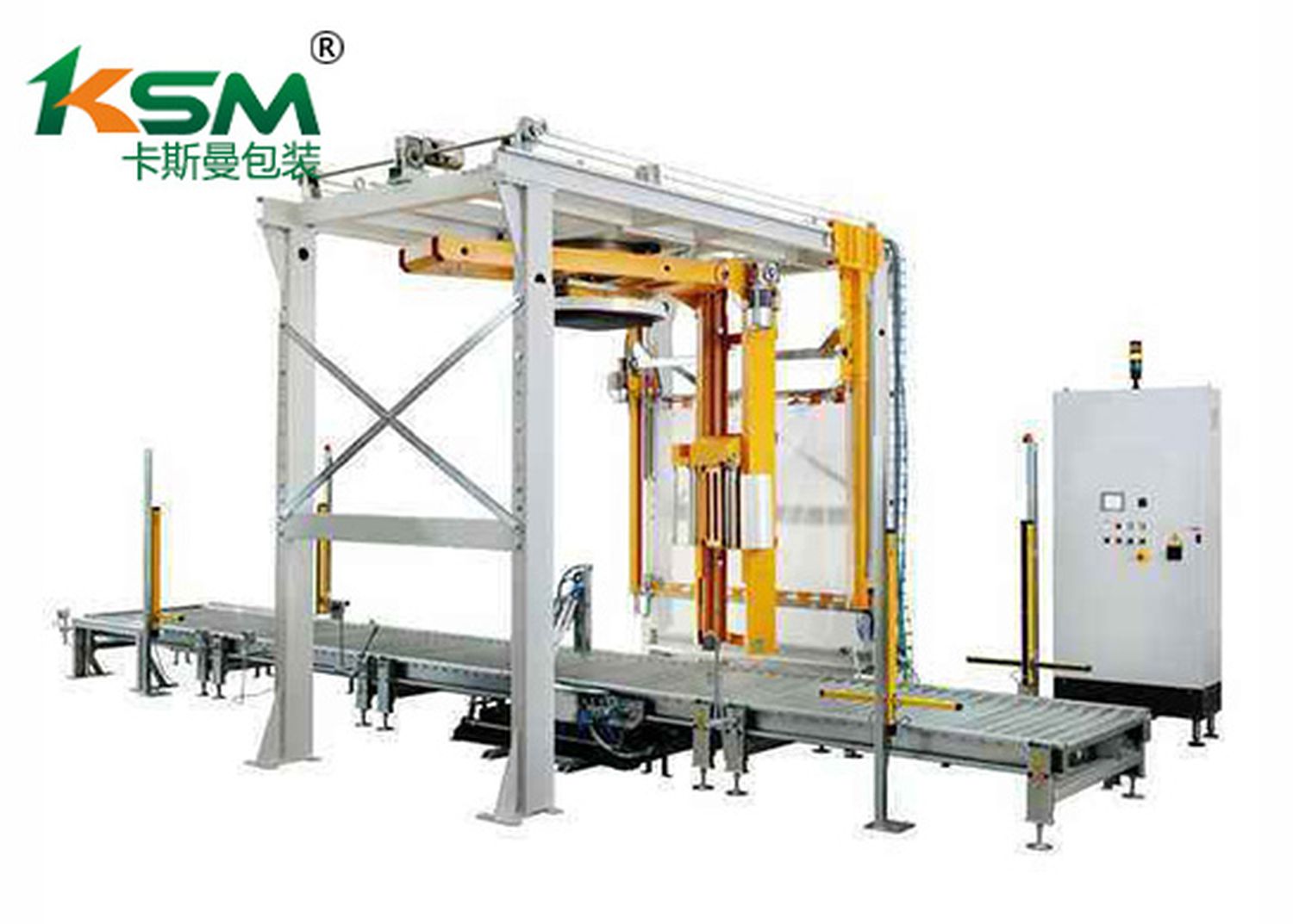 SM-2020系列自动在线覆膜缠绕机 满足较轻或较重货物的包装要求