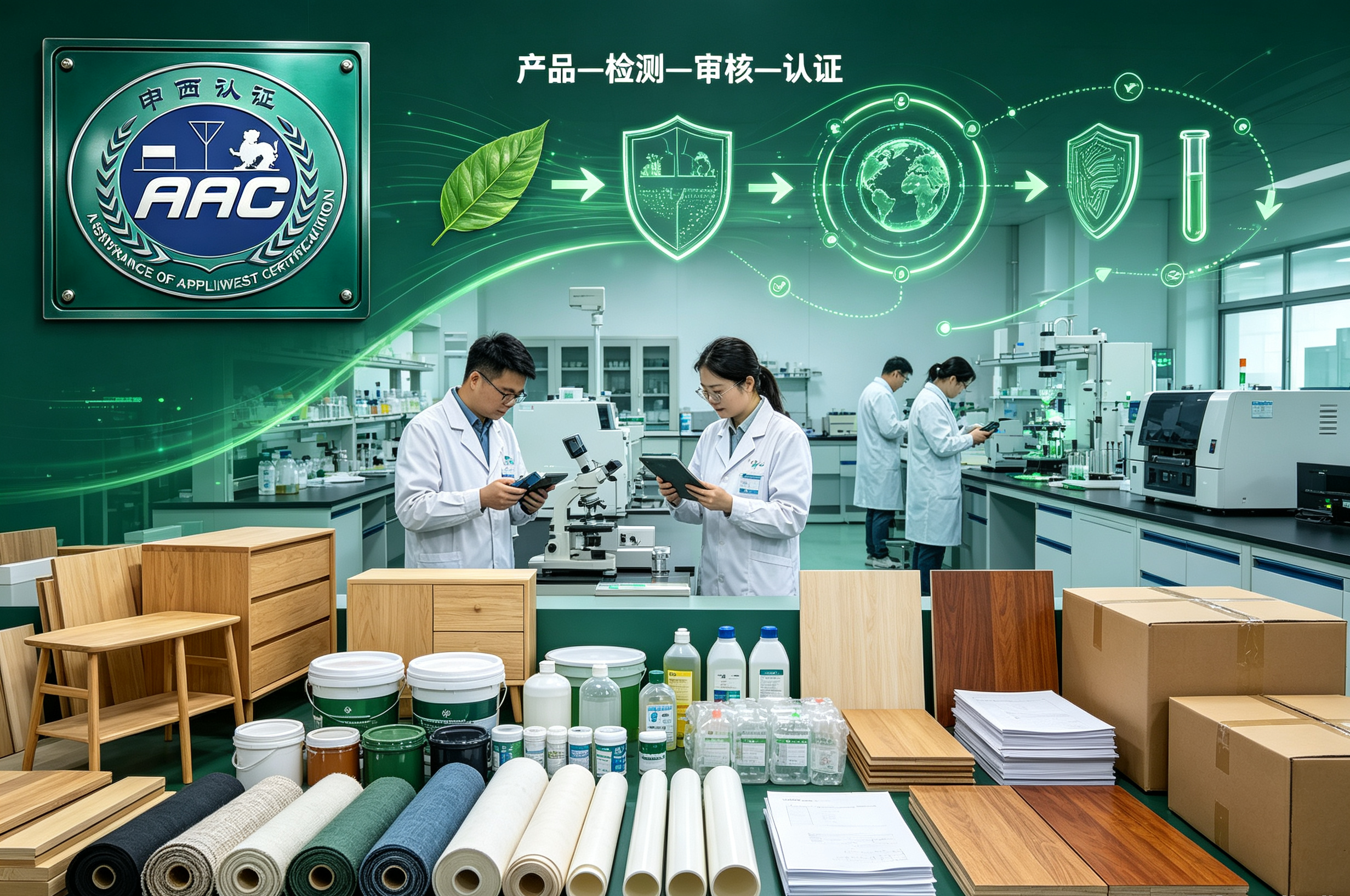 绿色产品认证(家具、涂料、纺织产品、塑料制品、洗涤用品、纸和纸制品、木地板、快递包装等)