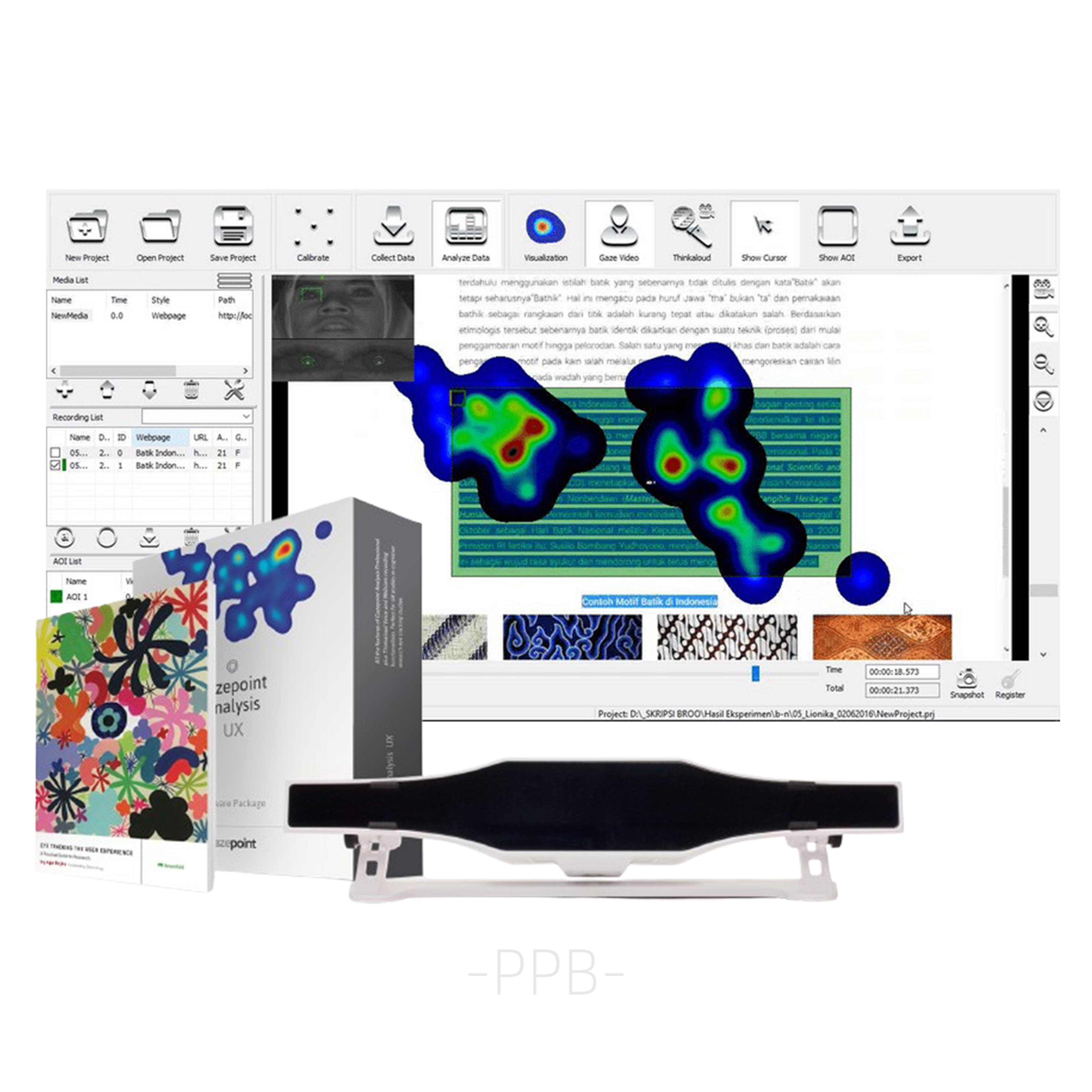 Gazepoint GP3遥测式眼动追踪系统
