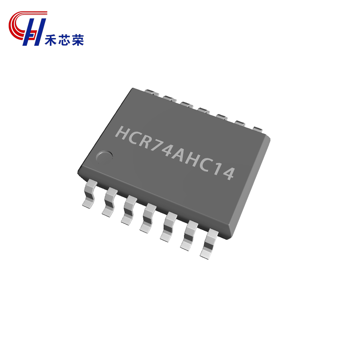带斯密特触发器输入的六路逆变器HCR74AHC14,SOIC-14
